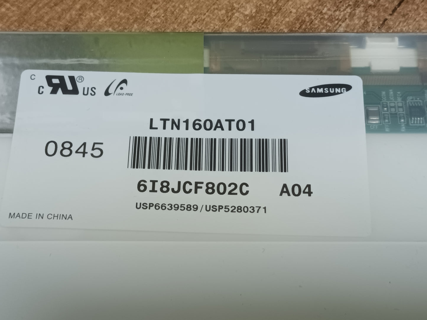 Pantalla portátil LTN160AT0-A04, (P-56)