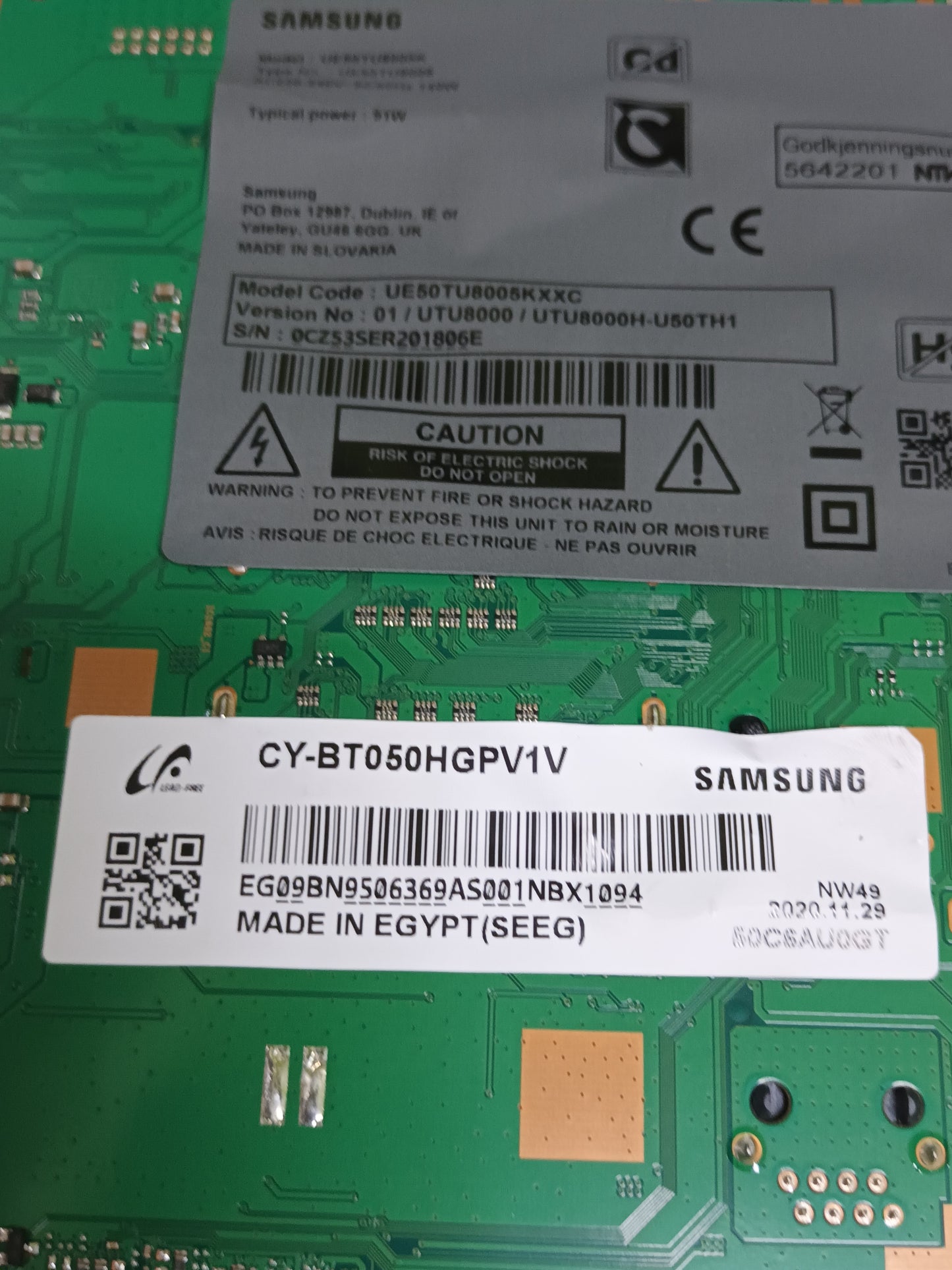 BN94-15770F, PLACA MAIN SAMSUNG (ref-281)
