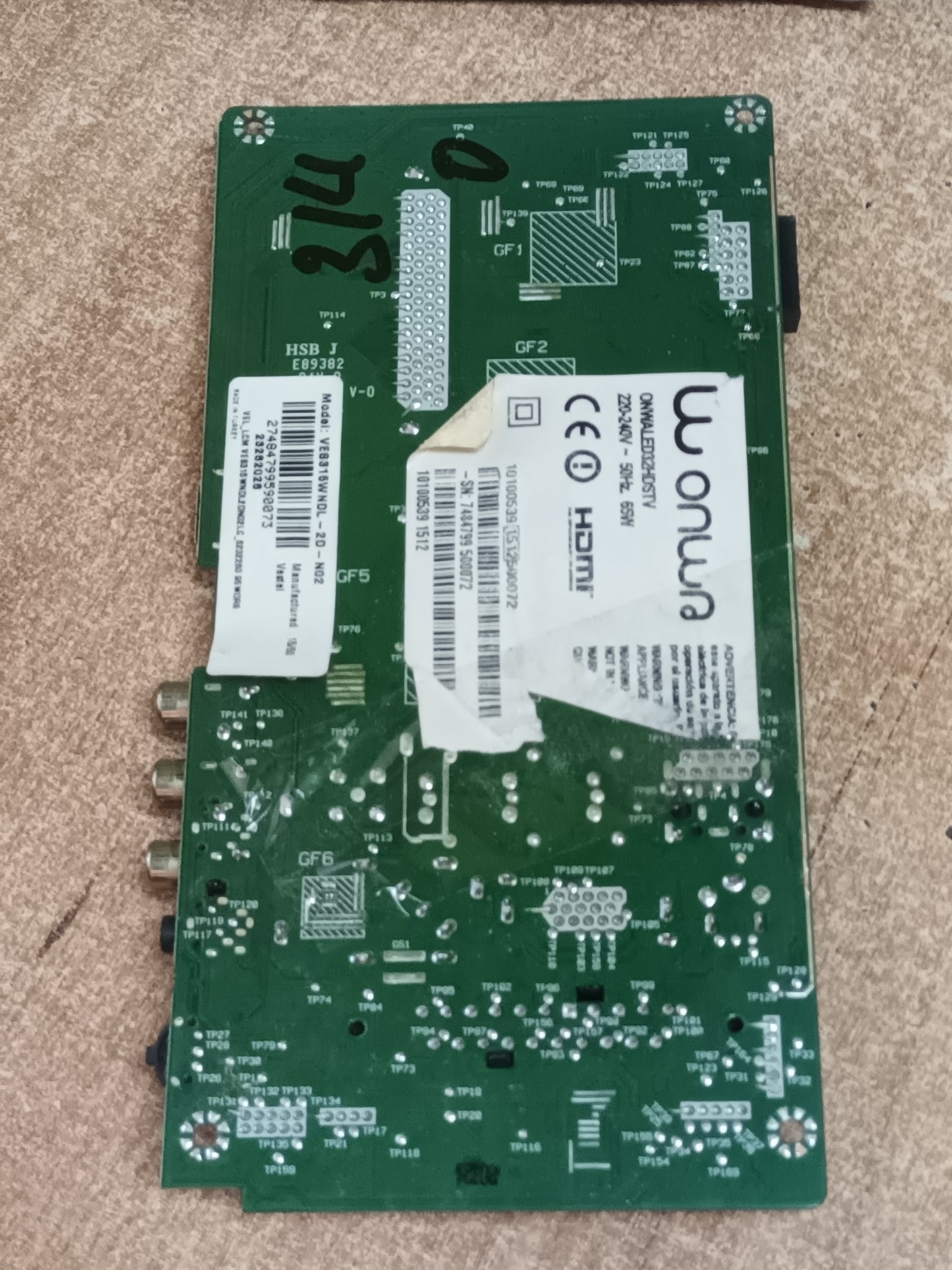 17MB97, PLACA MAIN vestel (ref-314)