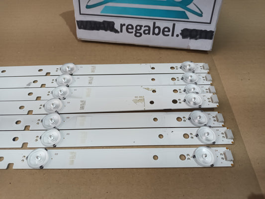 HISENSE H43N5300, KIT TIRAS LED (ref,168)