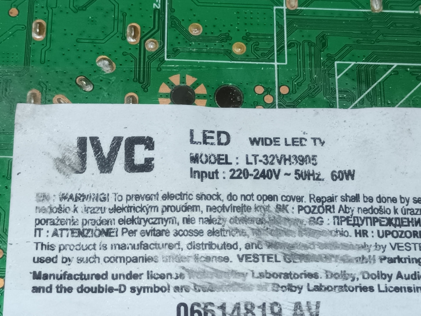 KIT 2 tiras de retroiluminación de JVC LT-32VH39005