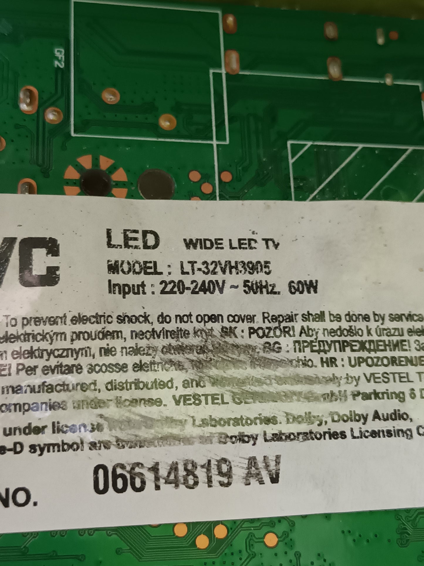 pies, soporte DE TV JVC LT-32VH3905