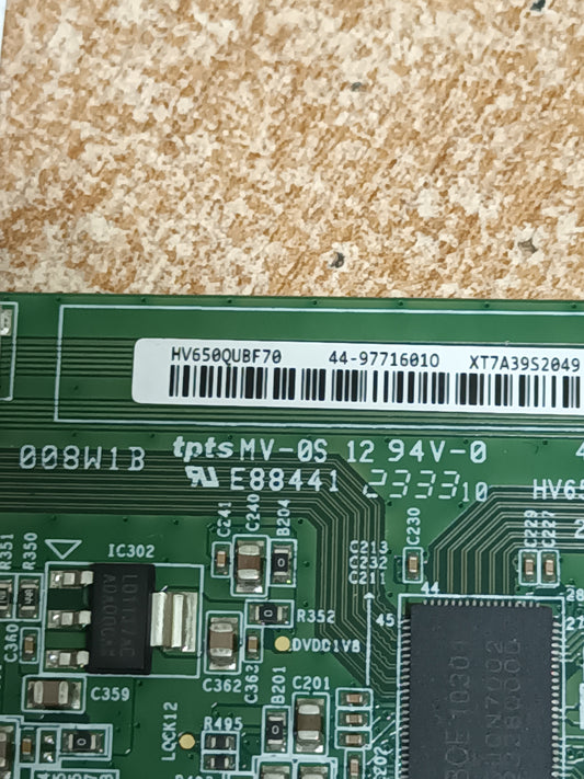 HV650QUB_F70_V00, TCON DE TV JVC LT-65VU3000