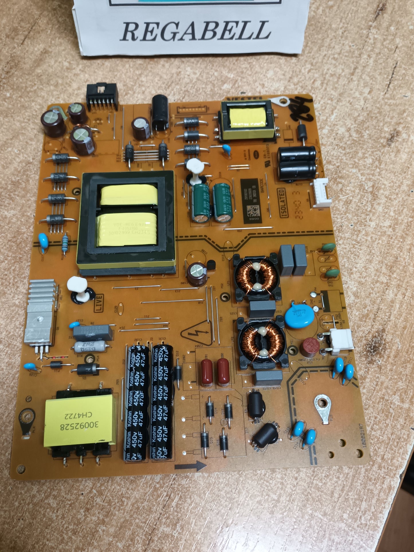 17MB180Y, PSU DE TV JVC LT-65VU3300
