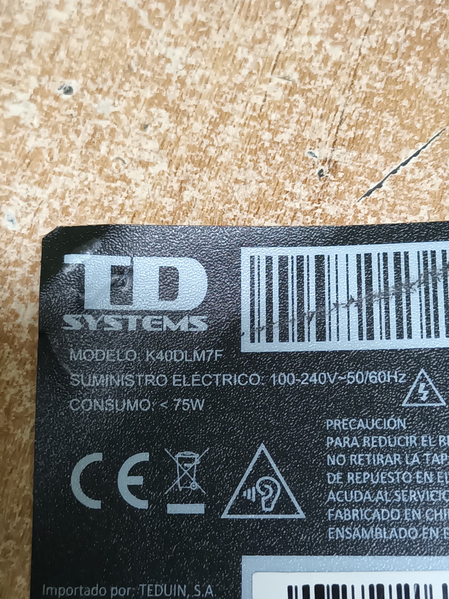 soporte de TD SYSTEMS K40DLM7F, (ref-236)