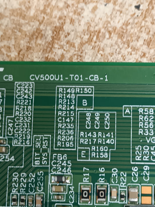 CV500U1-T01-CB-1, TCOM DE TV Philips 50PUS6704/12