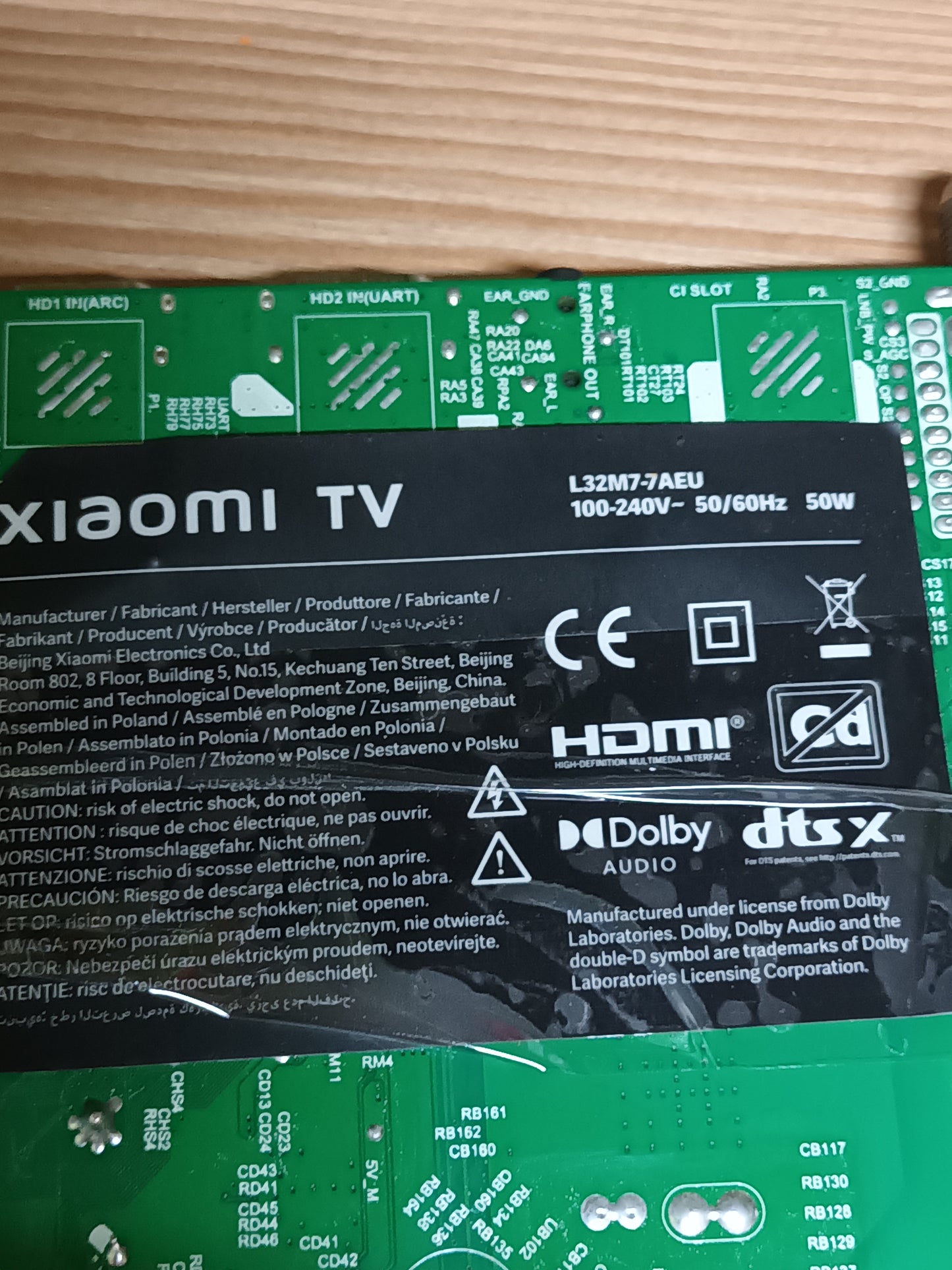 PIES DE TV XIAOMI TV L32M7-7A, Envio los tornillos ref-239