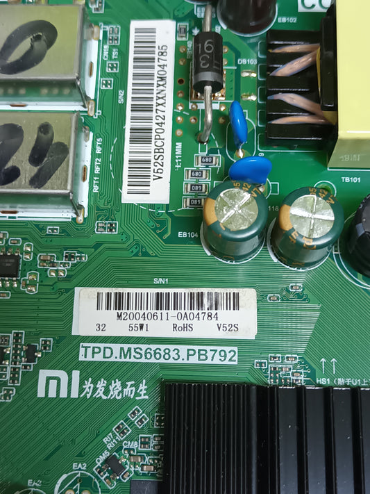 TPD.MS6683.PB792, PLACA MAIN XIAOMI L32M5-5ASP