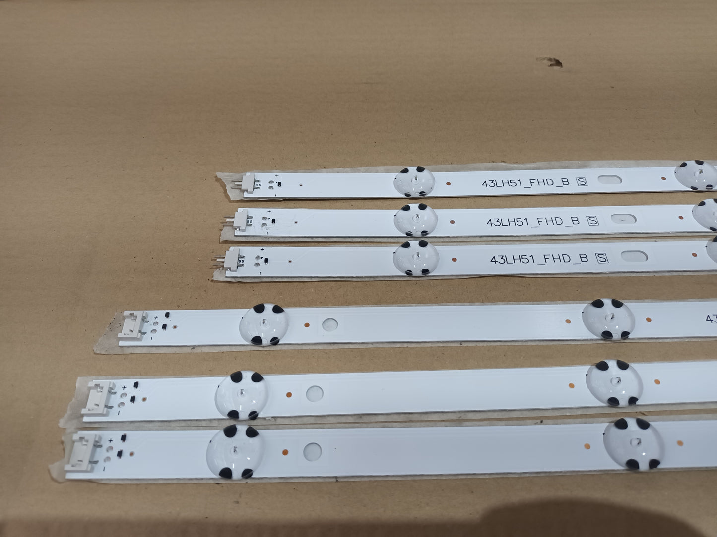 Kit 6 tiras LED DE TV LG43LH5100