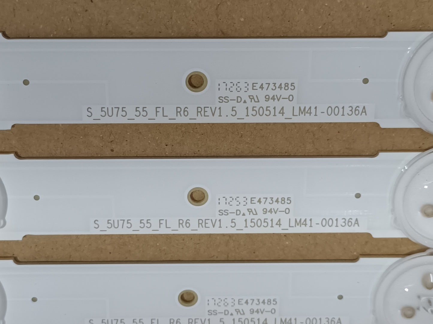Kit 12 tiras LED DE TV SAMSUNG UE55MU6125K