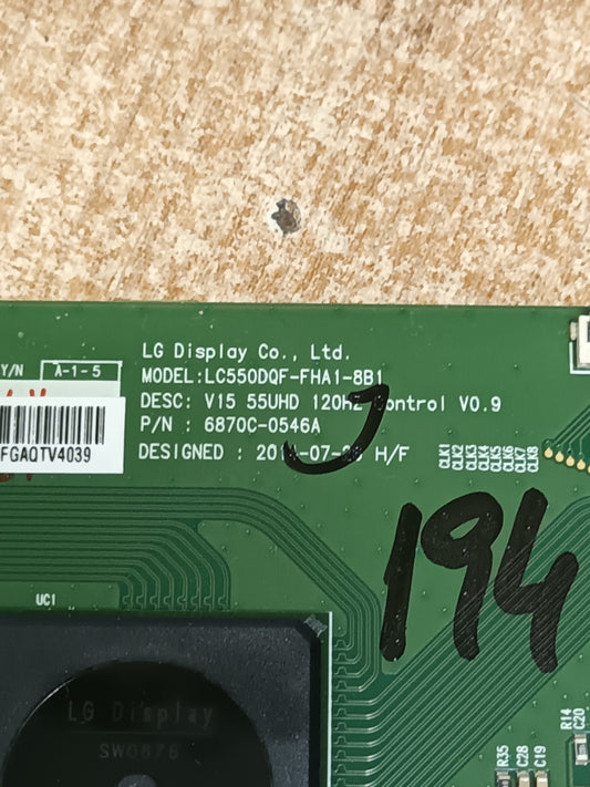 Placa T-CON 6870C-0546A