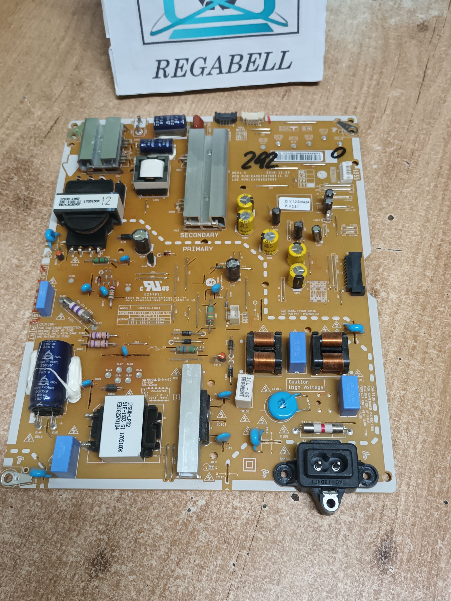 EAX67187601(1.7), FUENTE DE TV LG49UJ750V