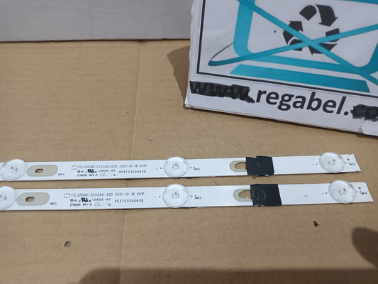 XIAOMI L32M7-EAEU, KIT 2 TIRAS LED (ref,376)