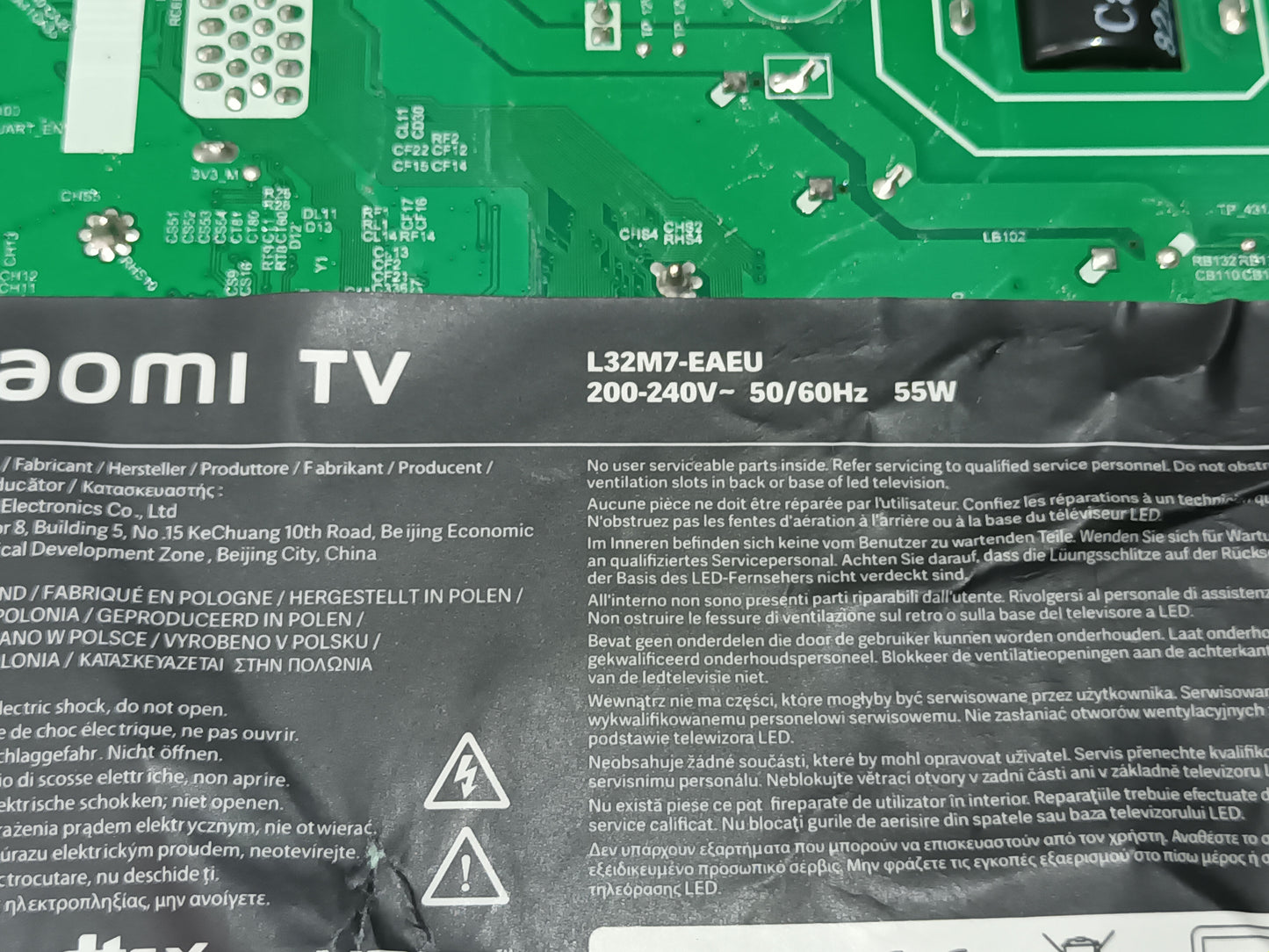 XIAOMI L32M7-EAEU, KIT 2 TIRAS LED (ref,376)