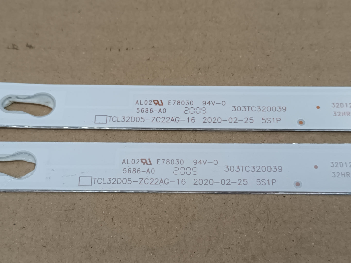 Kit 2 tiras LED NEVIR NVR-9000-32RD2S-SM
