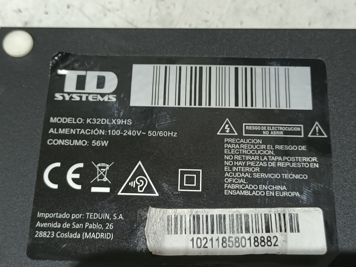 Kit 2 tiras LED TD SYSTEMS K32DLX9HS