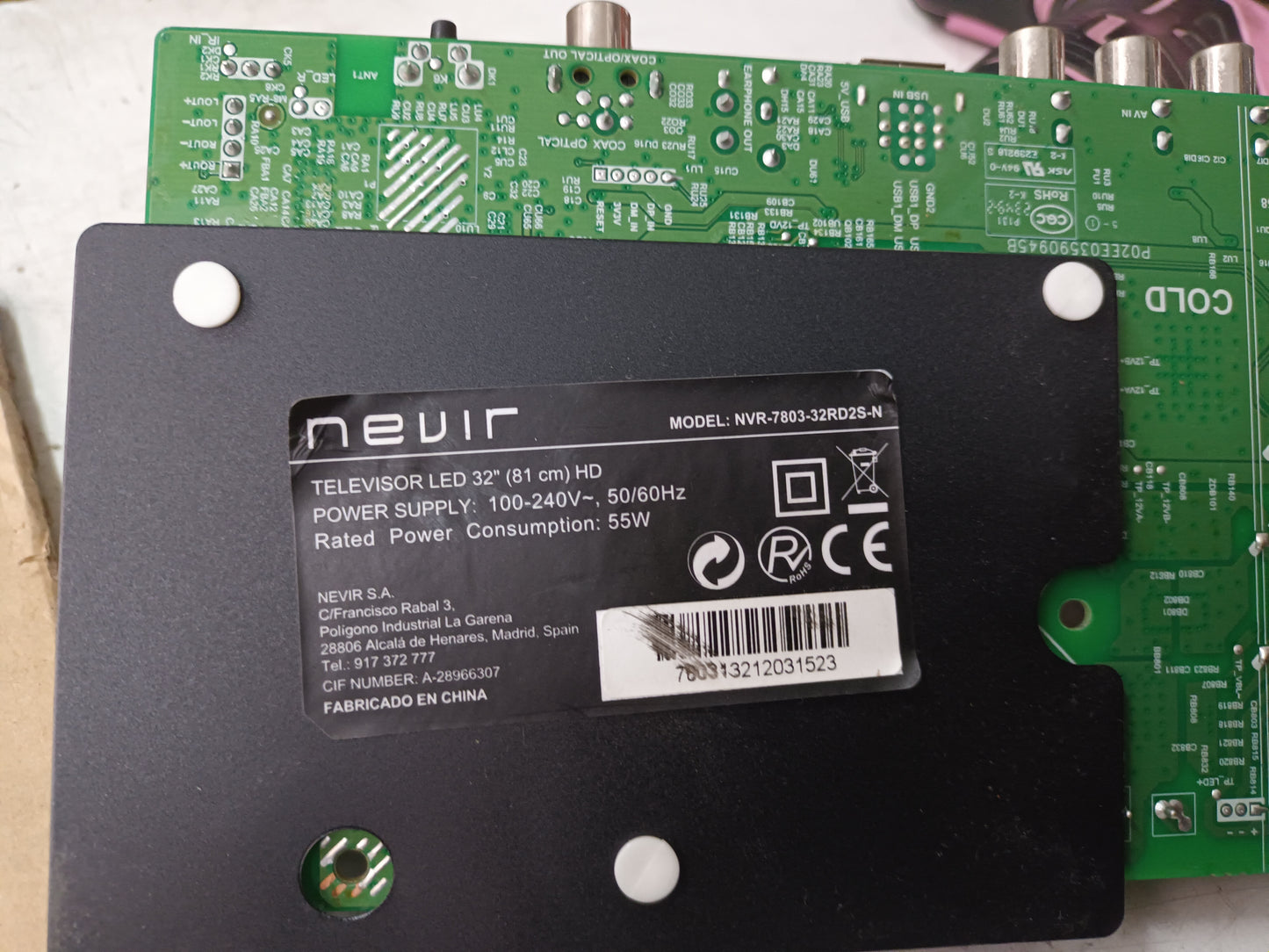 KIT 1 tira de retroiluminación de NEVIR NVR-7803-32RD2S-N