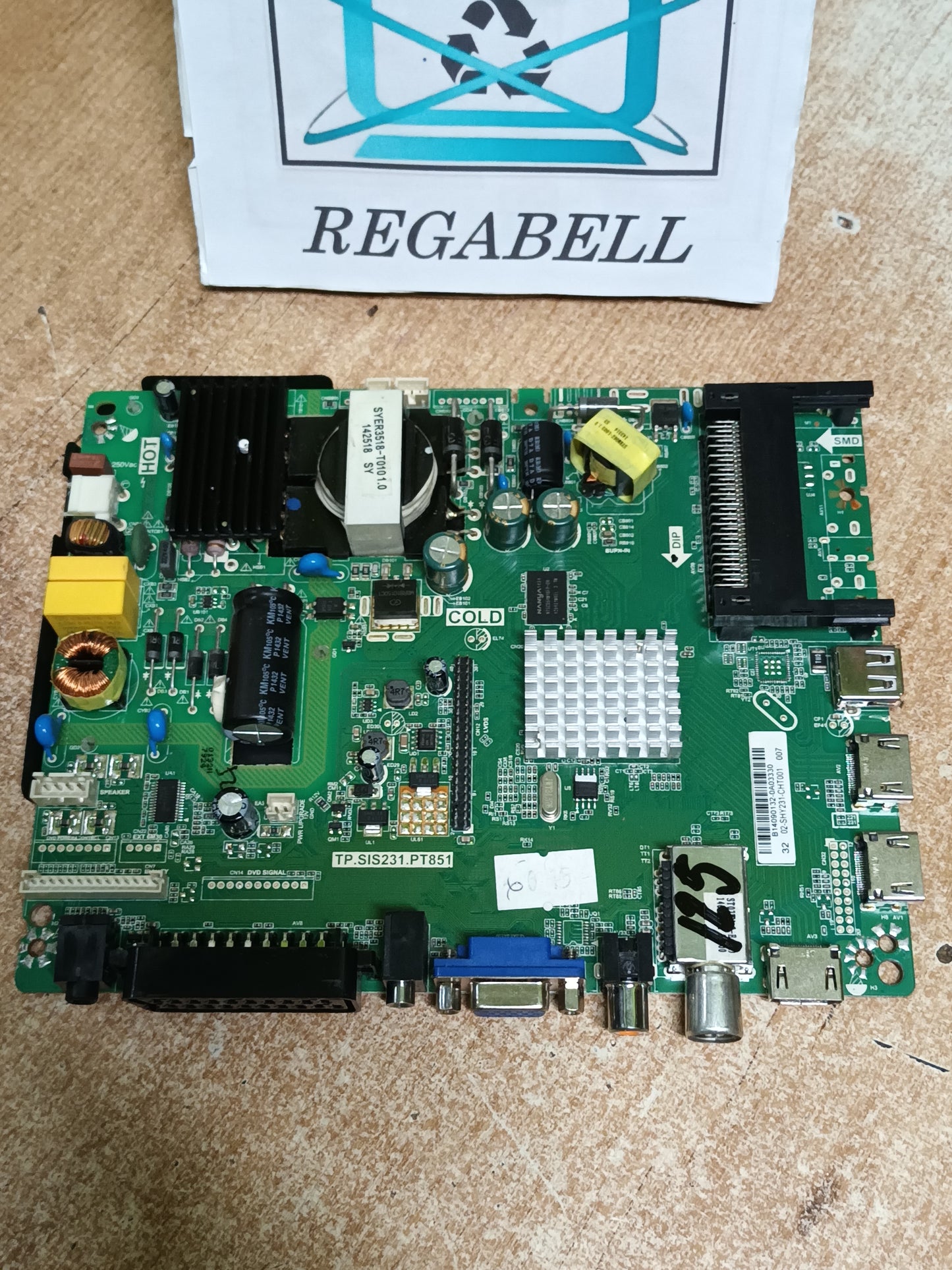 TP.SIS231.PT851, DE TV TCL 32B3303, (ref-125)