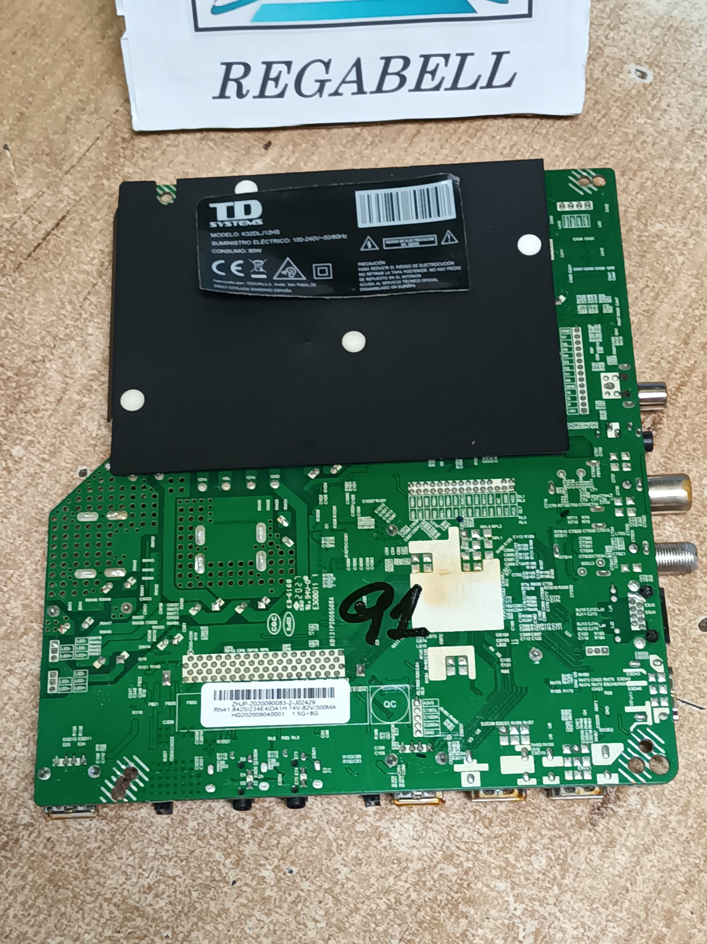HK.T.RT2842P639, DE TV TD SYSTEMS K32DLJ12HS (ref-91)