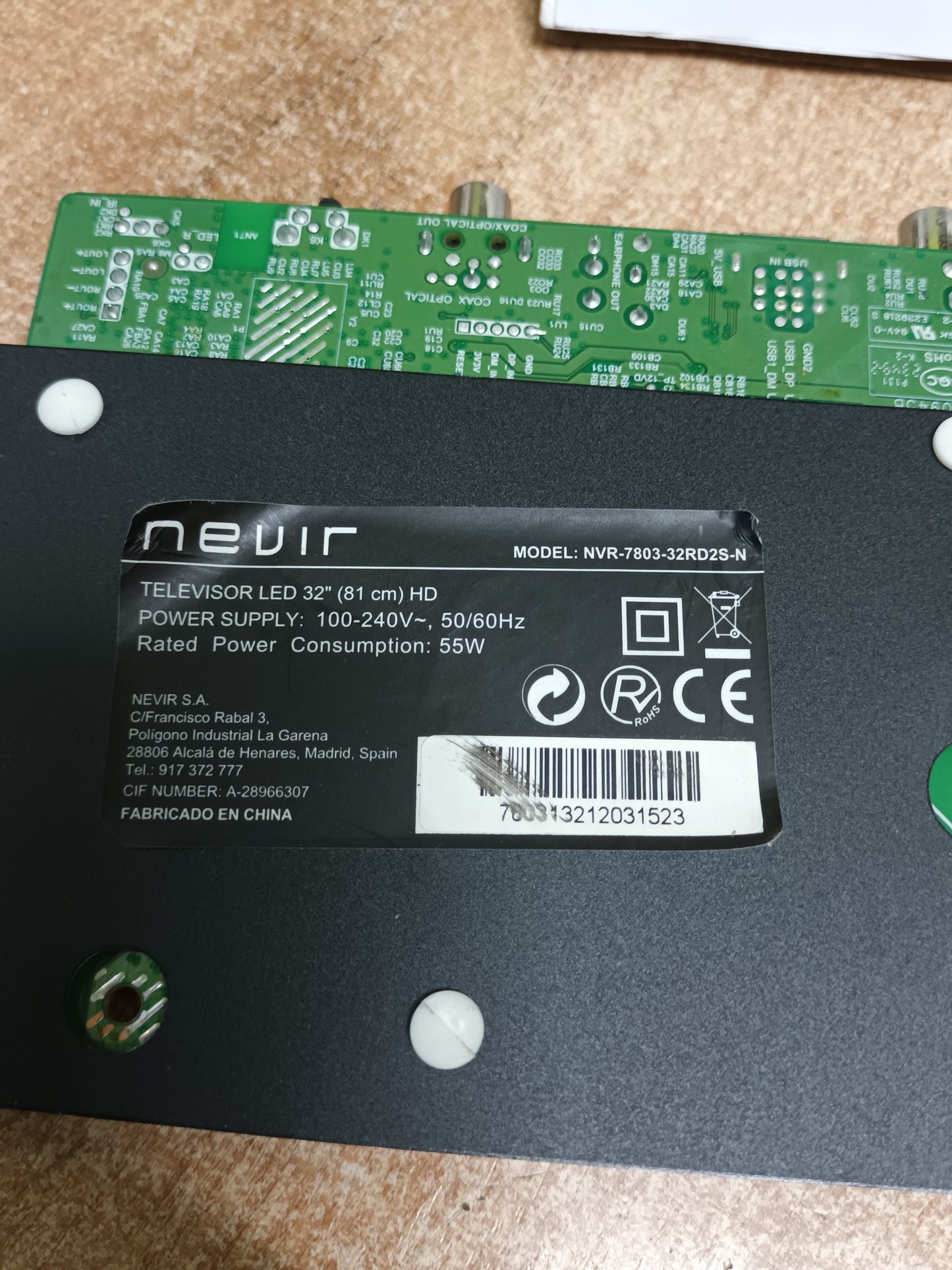 TP.S512T.PB752(T), DE TV NEVIR NVR-7803-32RD2S-N,(m-18)