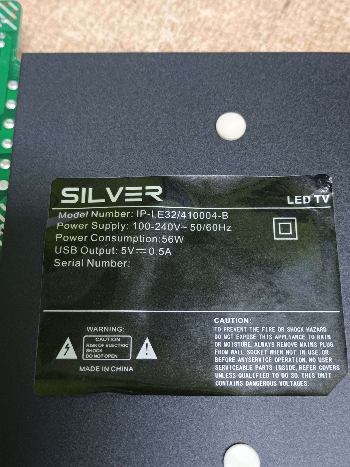 P75-2841V6.0, DE TV SILVER IP-L332/410004-B, (ref-66)