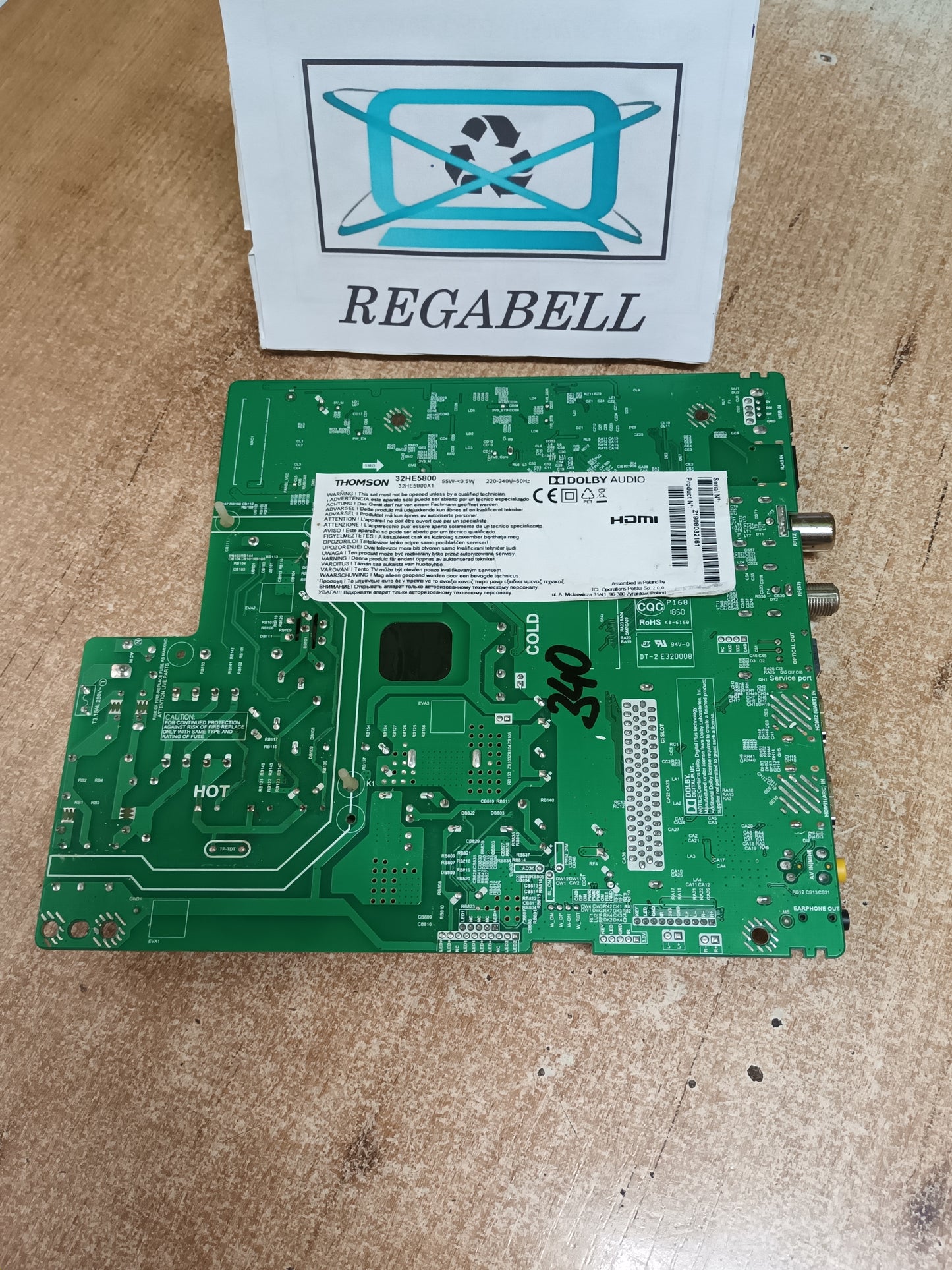 TPD.RT2841.PB772, DE TV THOMSON 32HE5800, (ref-241