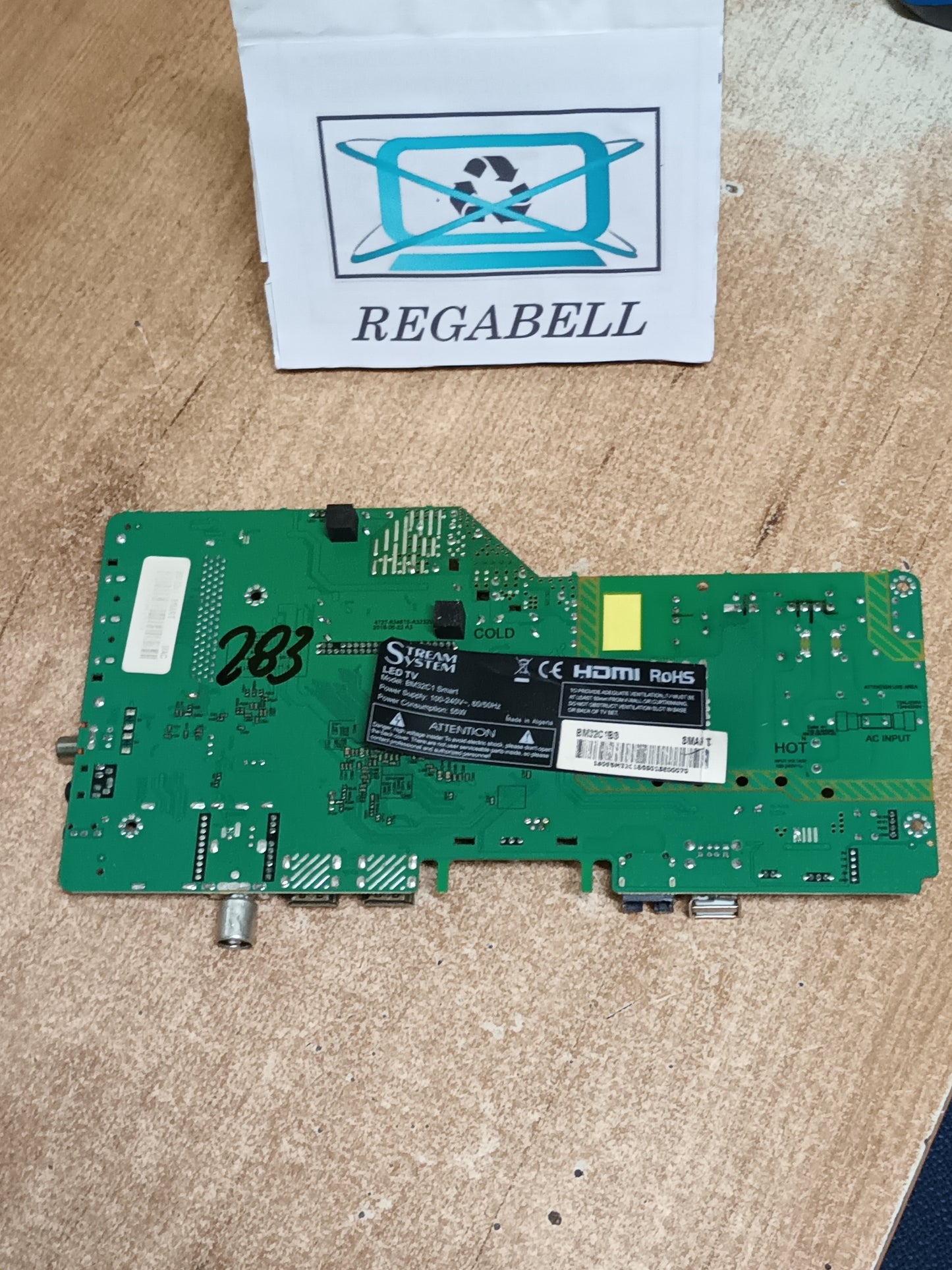 placa main, MSD6S348-T5C2, desmontada DE TV STREAM SYSTEM BM32C1 SMART