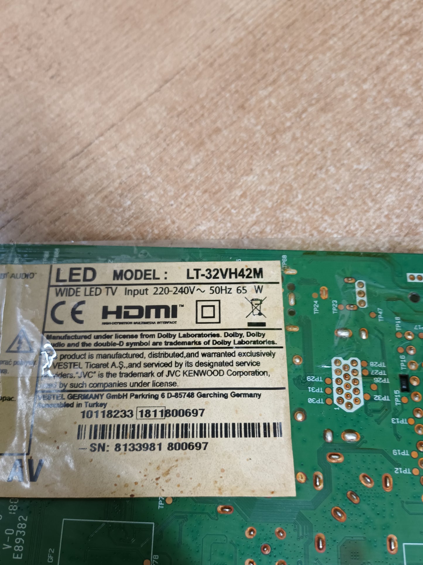 PSU 17IPS62, DE TV JVC LT-32VH42M, (ref-130)