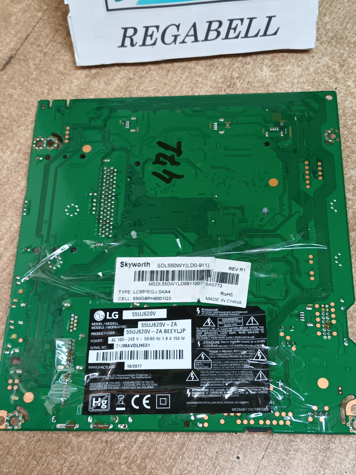 EAX67133404(1.0) DE TV LG55UJ620V (ref.471)