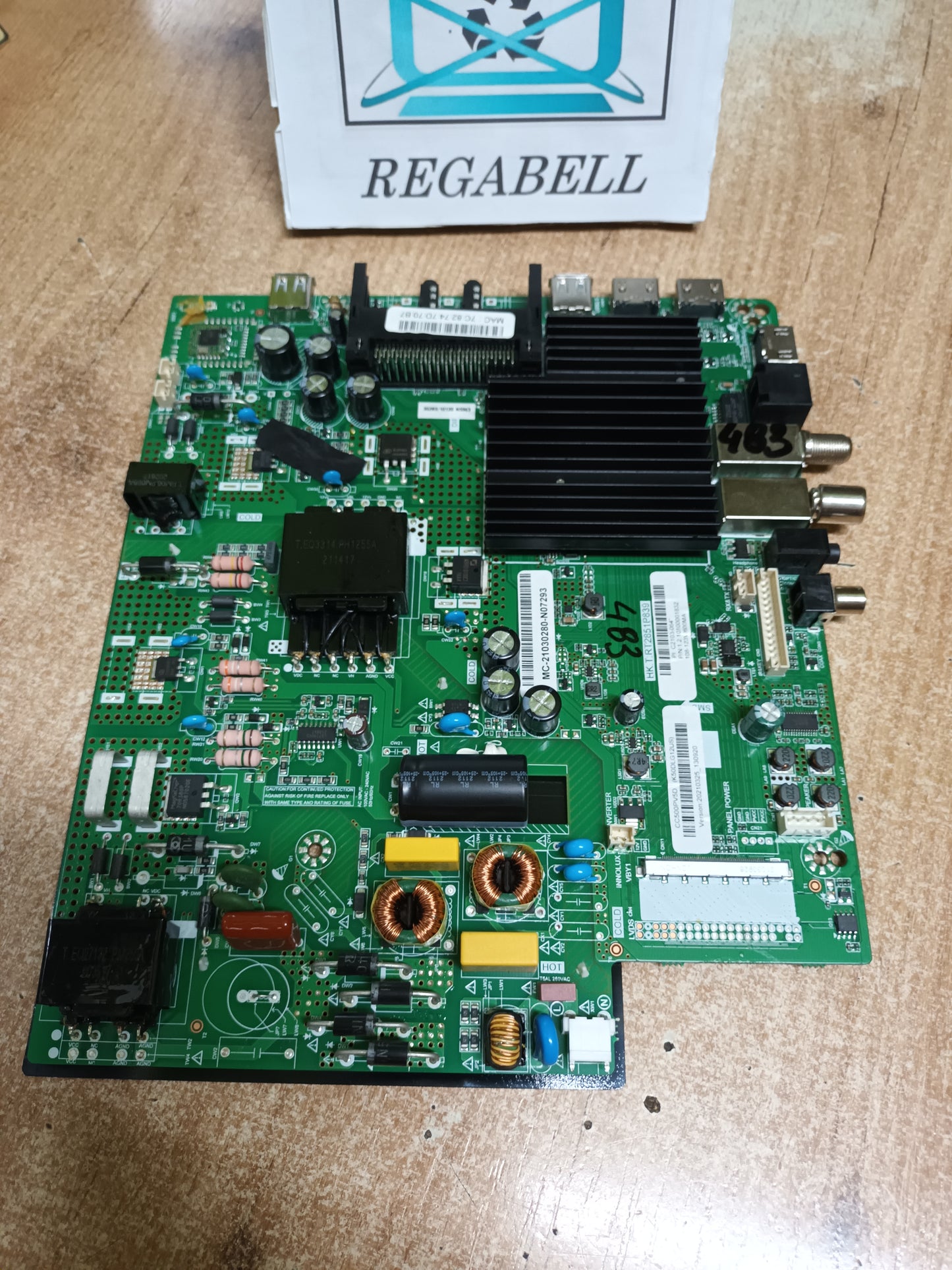 HK.T.RT2851P839, DE TV TD SYSTEMS K50DLG12US