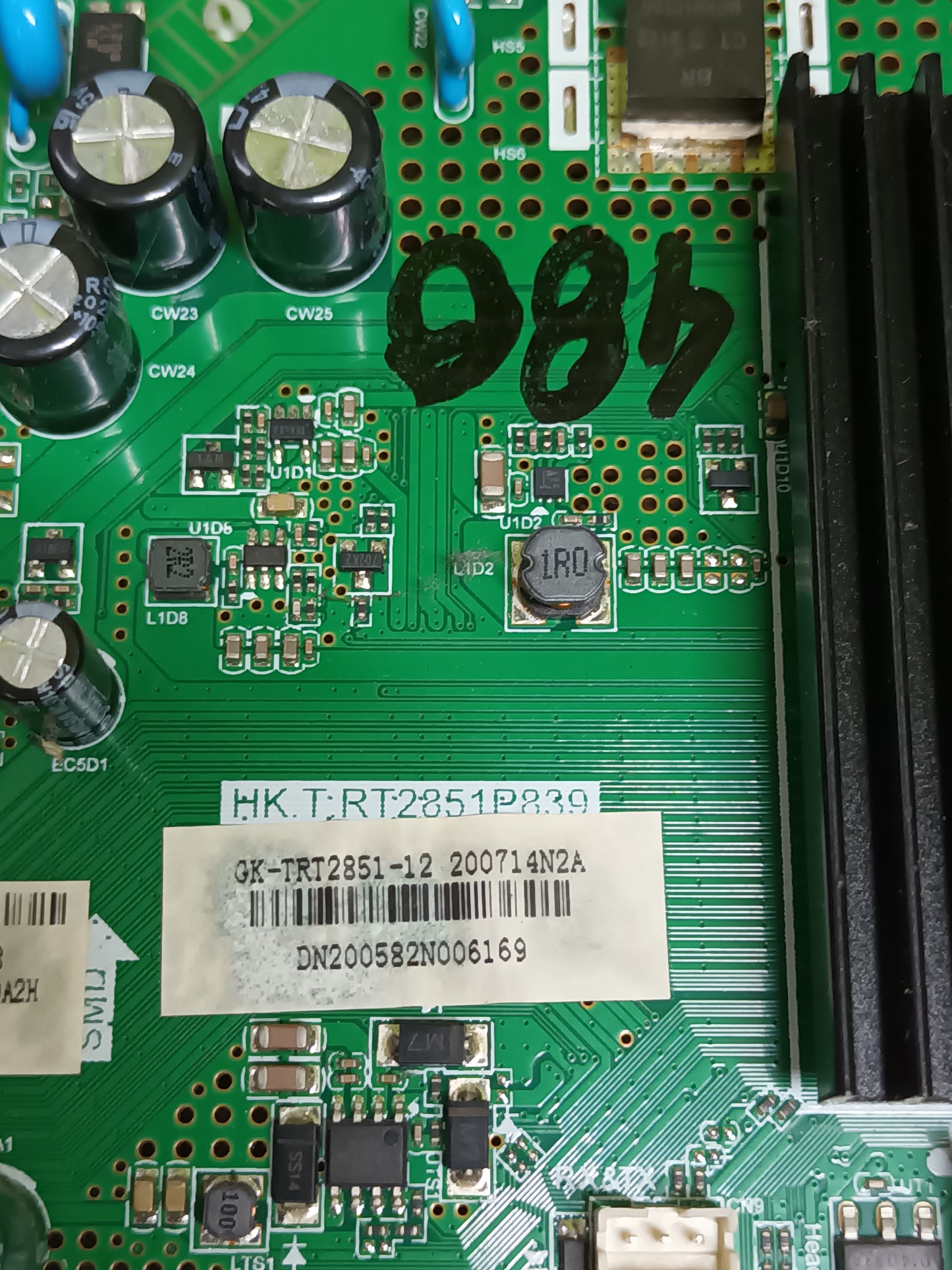 HK.T.RT2851P839, DE TV TD SYSTEMS K50DLJ11US,