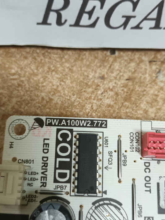 fuente alimentacion, PW.A100W2.772, desmontada de TV TCL 55P655