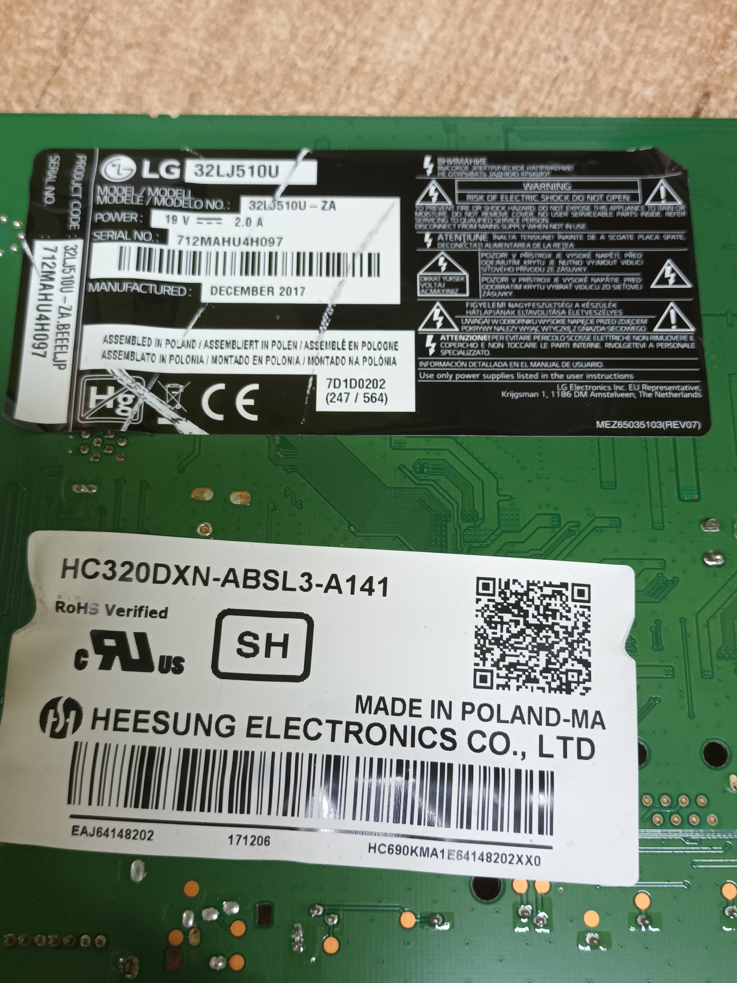EAX67041505(1.0), main DE TV LG32LJ510U, (ref.466)