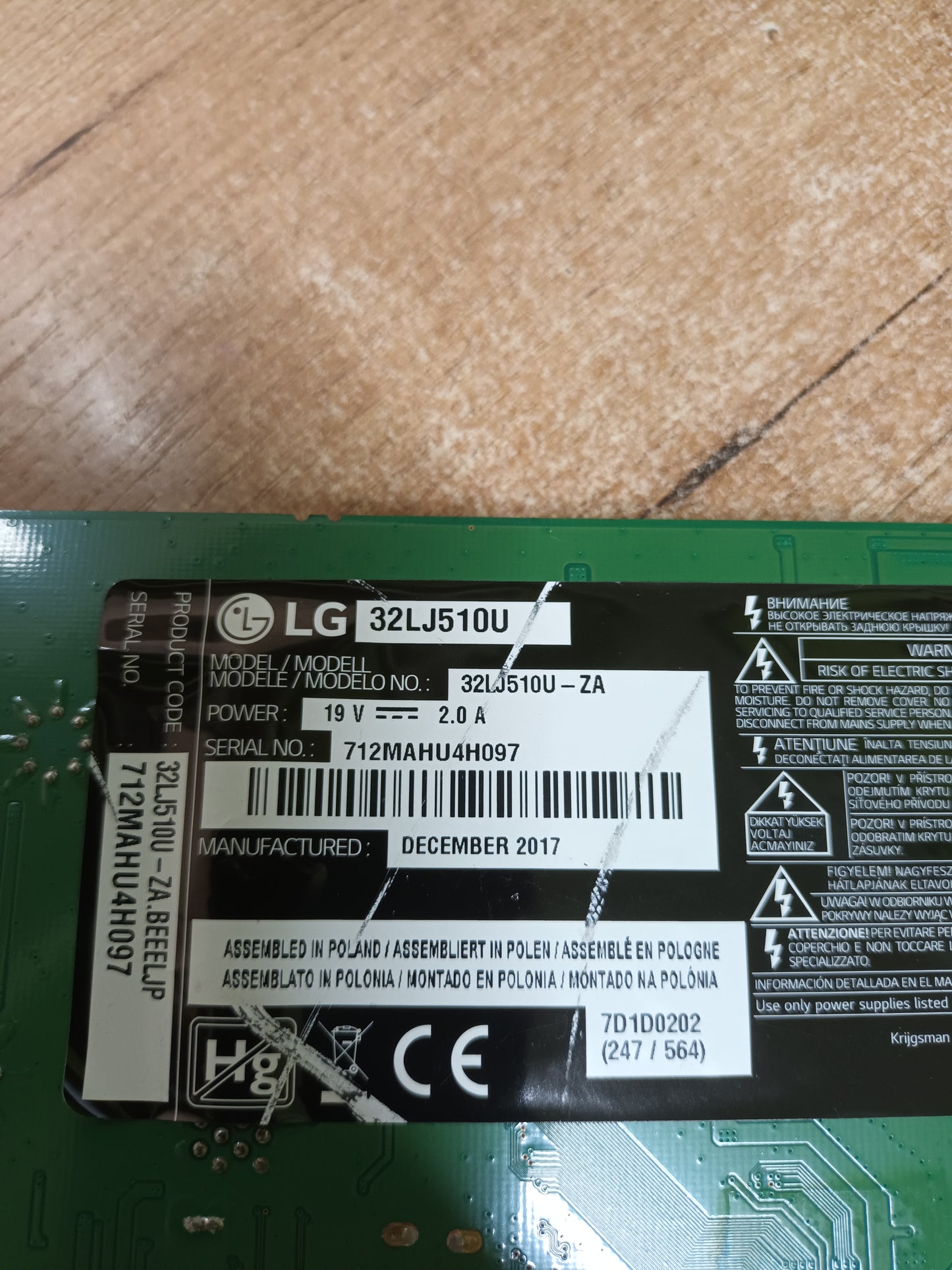PIES DE TV LG32LJ510U, (ref.234)