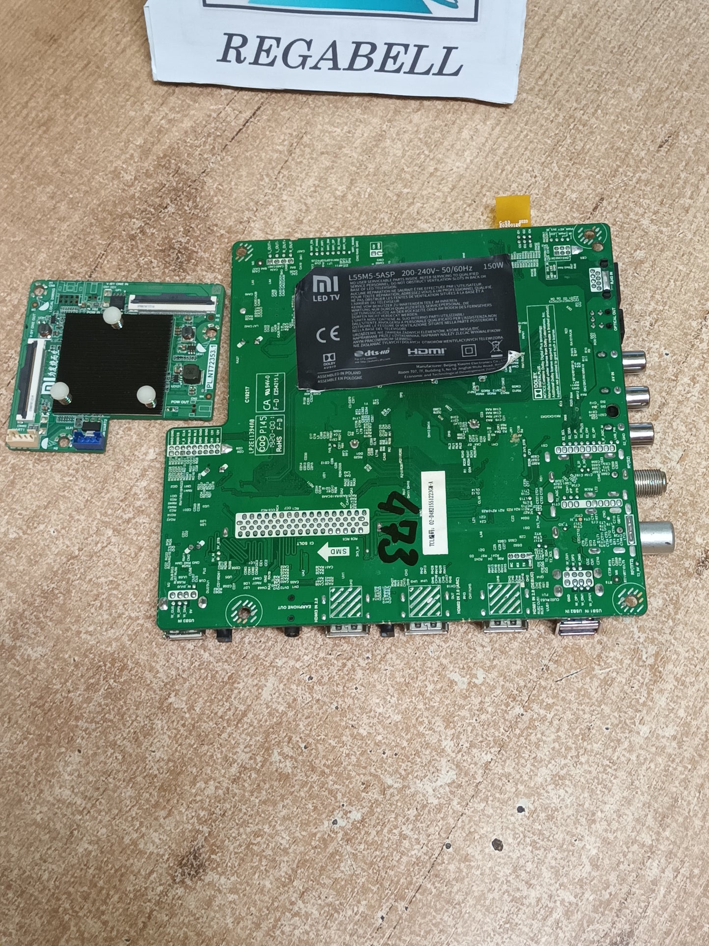 TD.MS6886.793, MAIN DE TV XIAOMI L55M5-5ASP