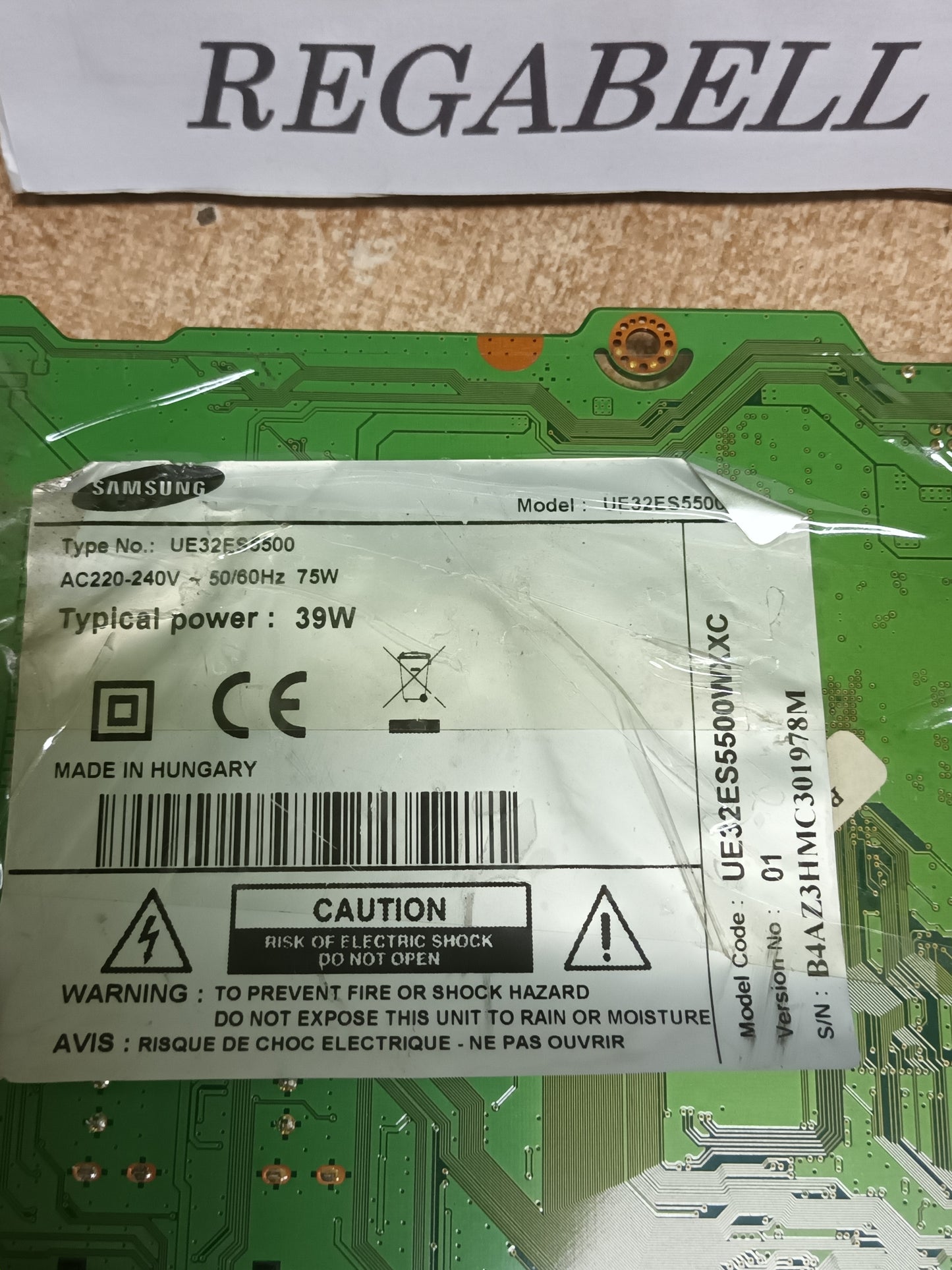 BN94-05561X, MAIN DE TV SAMSUNG UE32ES5500