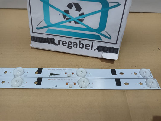 juego de 2 tiras de retroiluminacion de MANTA LED9320 E1S