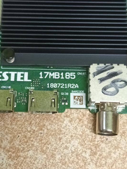 PLACA MAIN, 17MB185, 180721R2A, desmontada de TV CECOTEC VQU11055+
