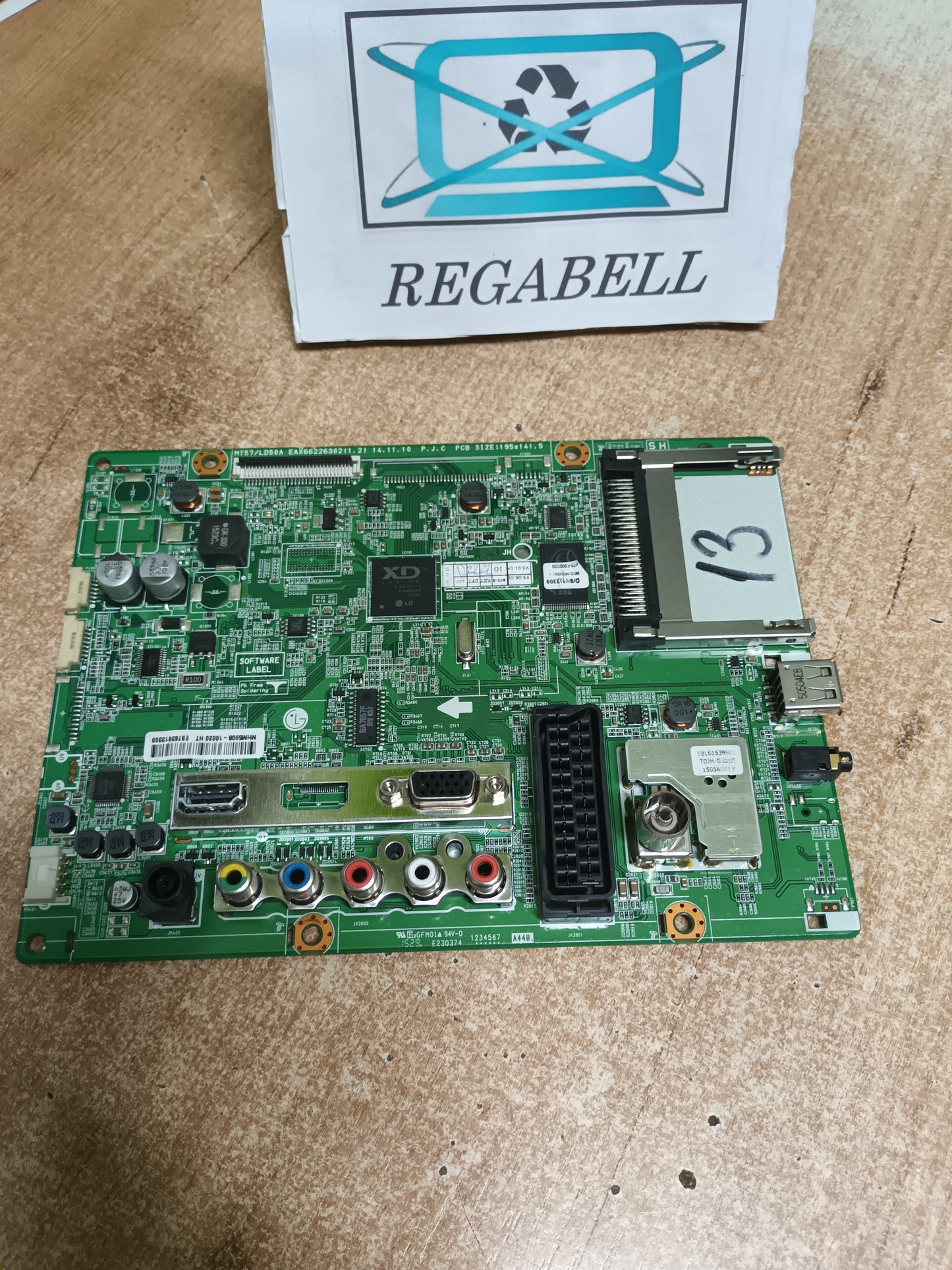placa main EAX66226302(1.2) MAIN, de tv LG28MT47D-PZ