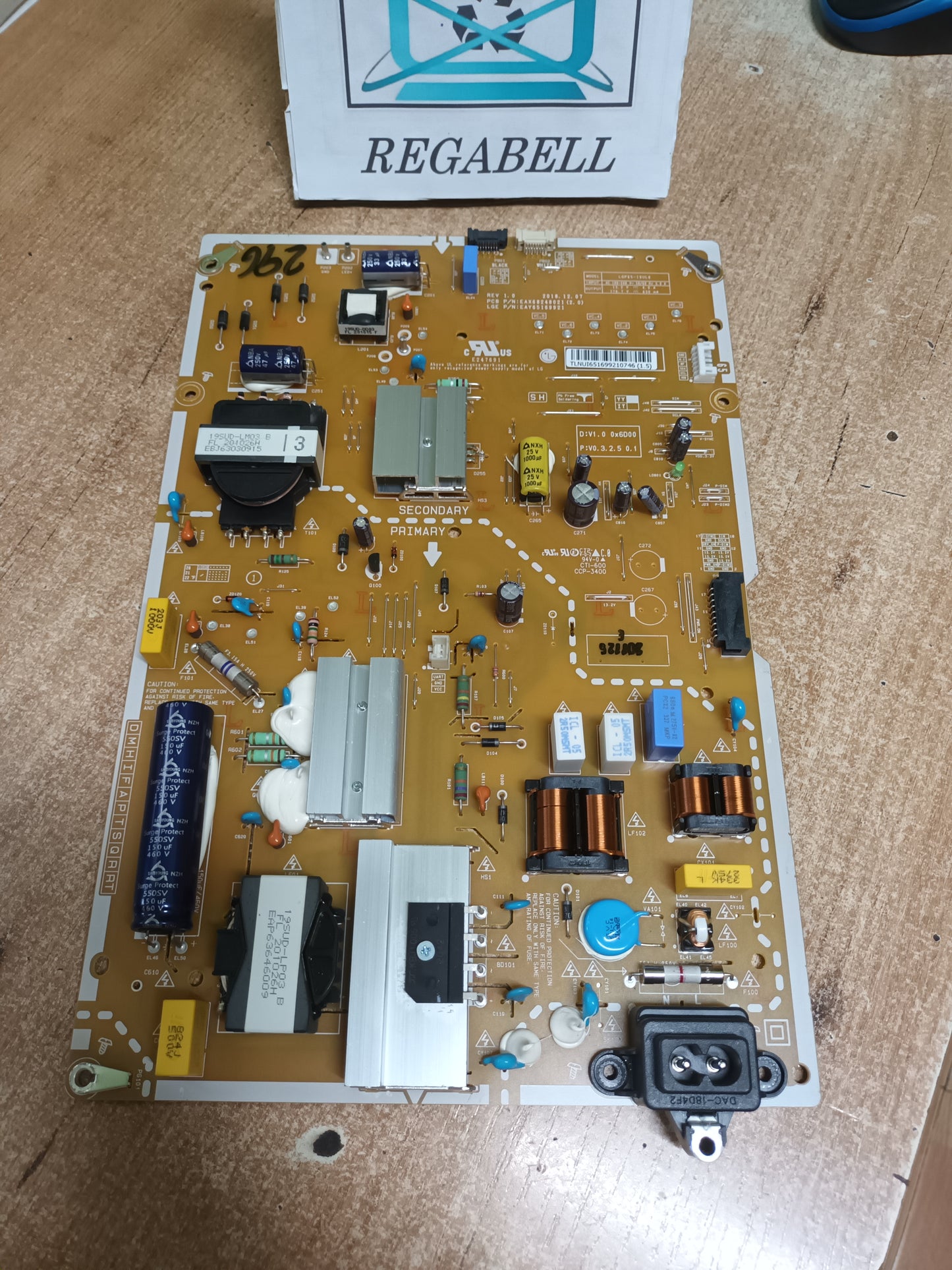 EAX68248021(2.0), FUENTE DE TV LG65NANO806NA