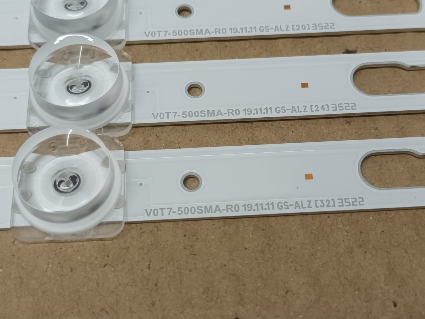 SAMSUNG UE50AU7175U, KIT 6 TIRAS DE LED, (ref-149)