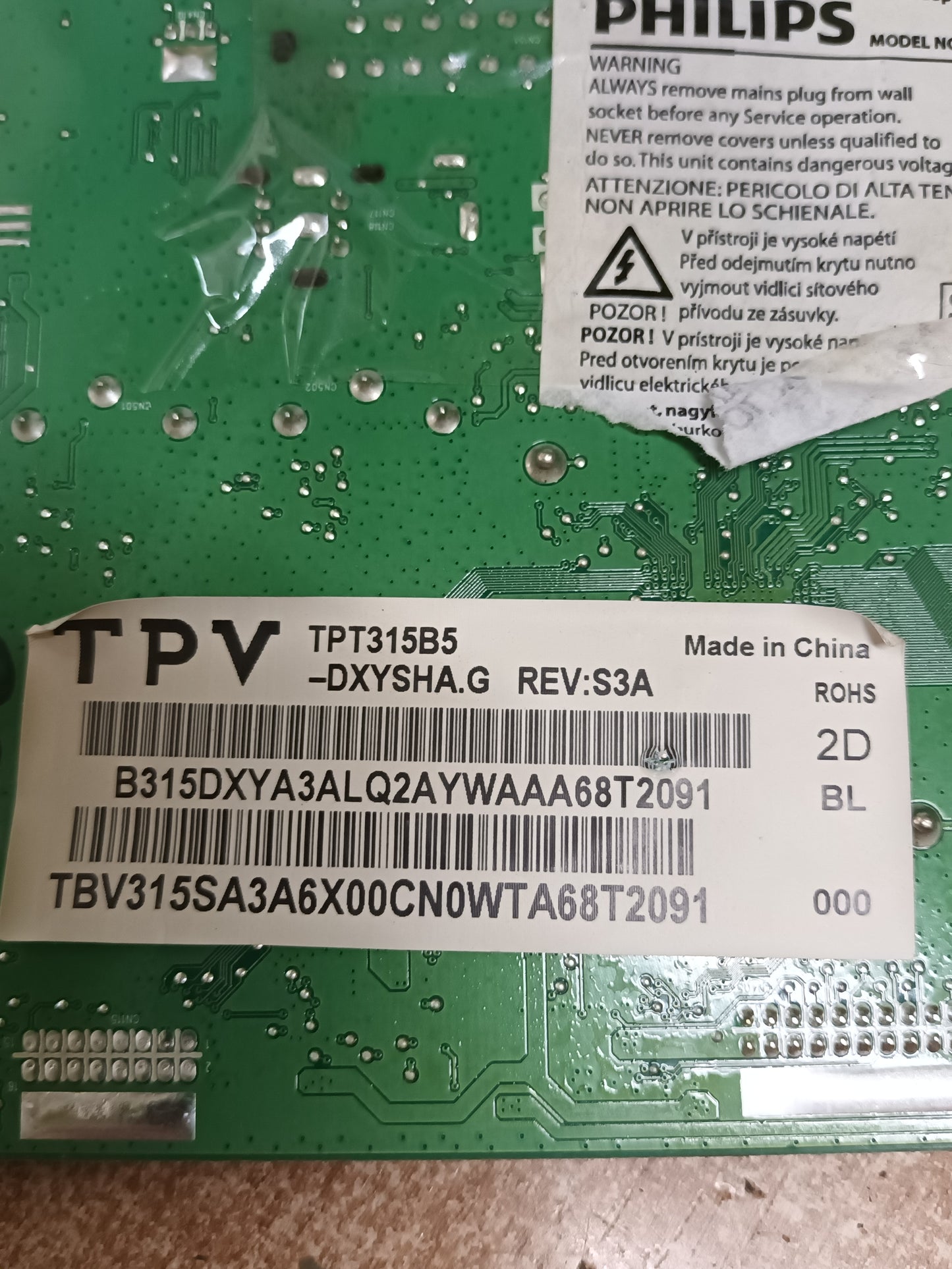 PLACA MAIN, 715G6947-M01-000-004Y, de TV PHILIPS 32PHH4100/88,