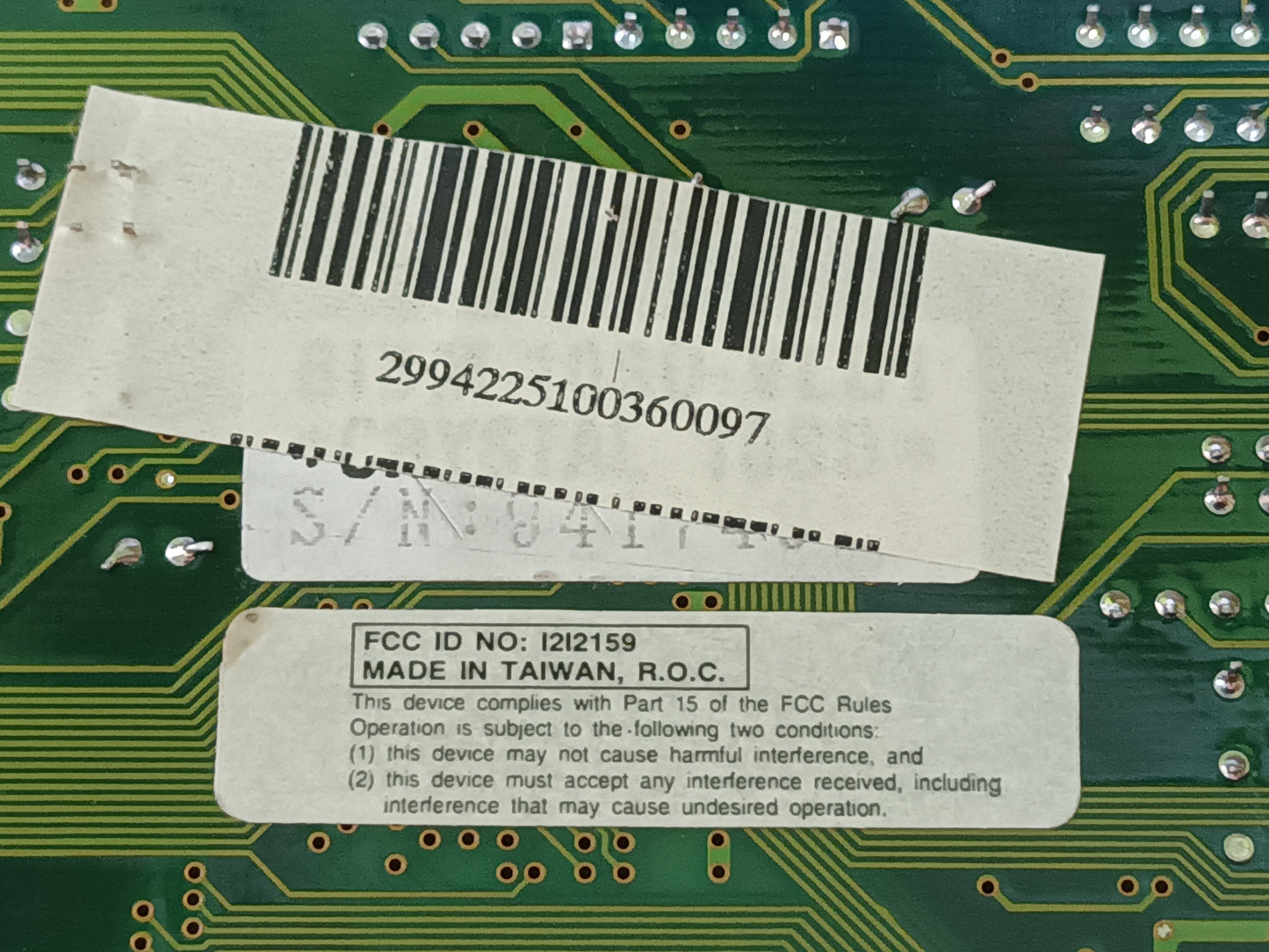 TARJETA GRAFICA VGA VESA "S3 86C805-P, ISA