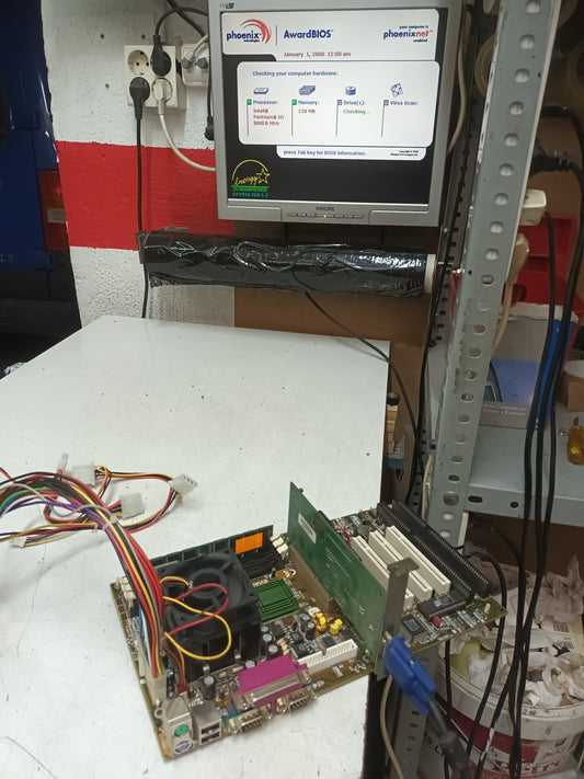 Placa base 6VIA 83B, Pentium III, 800EB MHZ, (44)