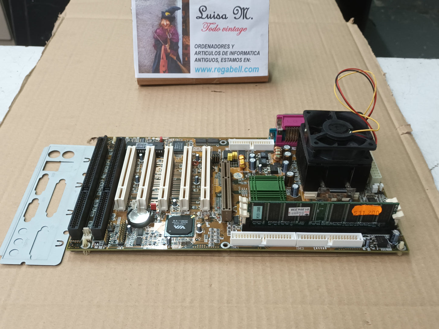 Placa base 6VIA 83B, Pentium III, 800EB MHZ, (44)