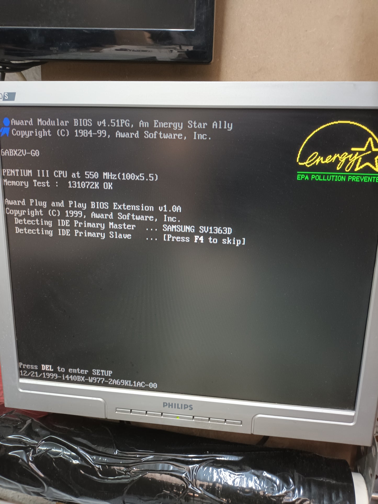 n-6, pc retro PENTIUM III, 550MHZ, con W98,(ref.6)