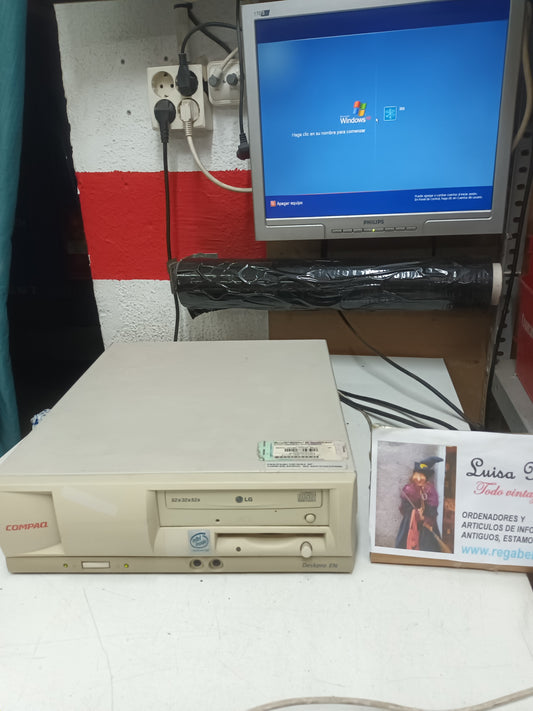 n-18, hp compaq, Pentium III 800MHz, y Windows xp