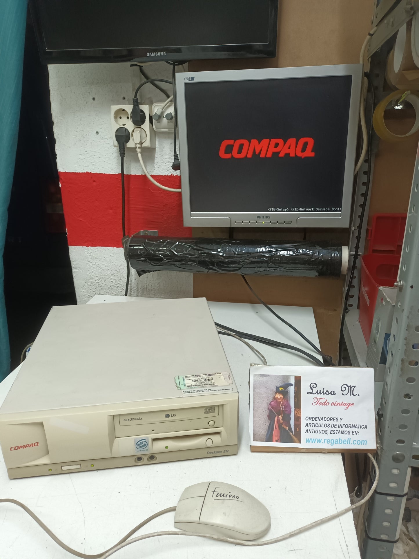 n-18, hp compaq, Pentium III 800MHz, y Windows xp