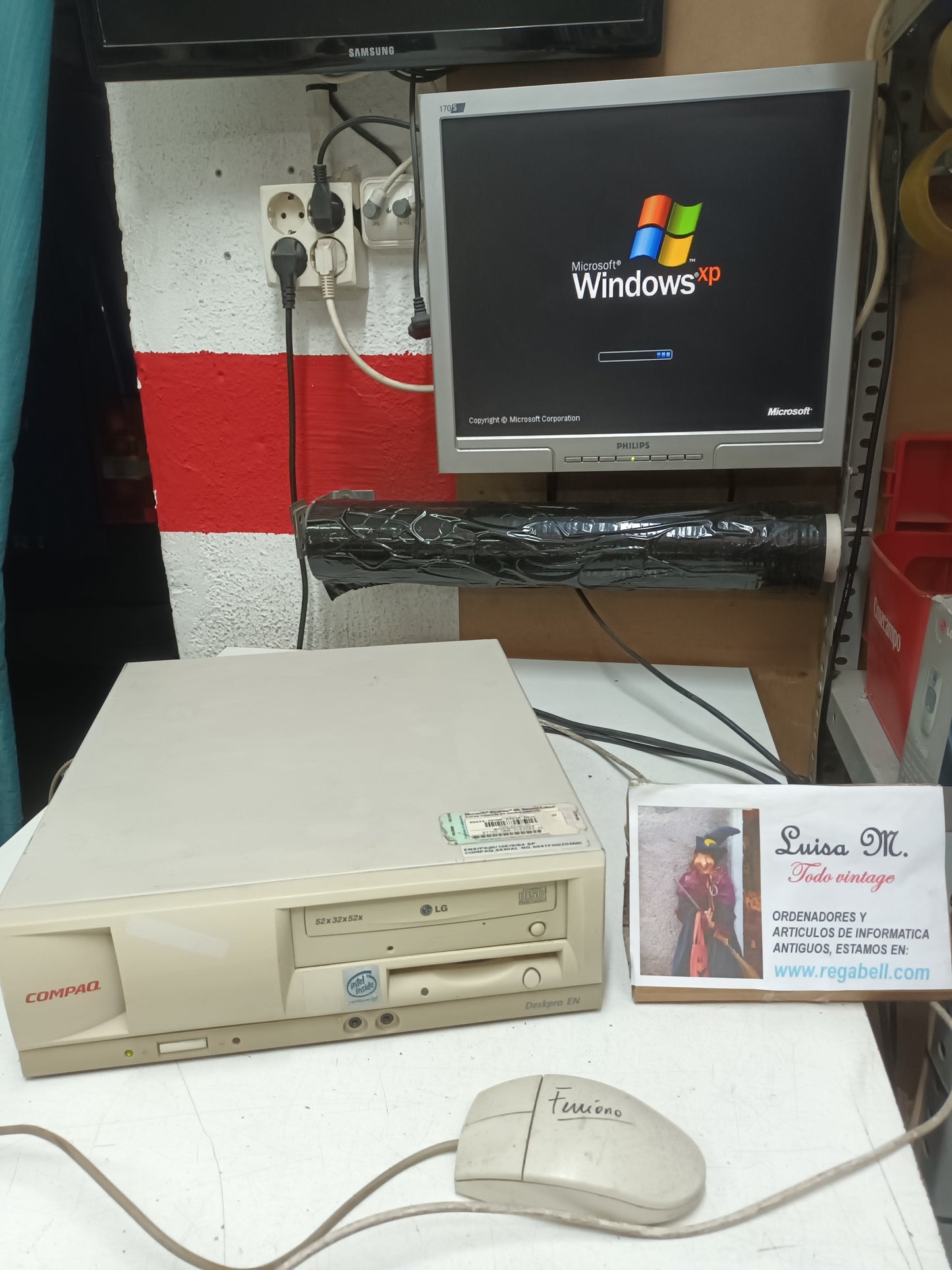 n-18, hp compaq, Pentium III 800MHz, y Windows xp
