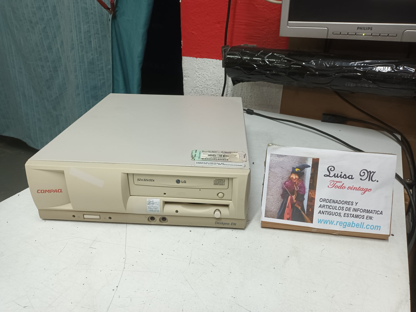 n-18, hp compaq, Pentium III 800MHz, y Windows xp